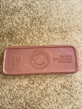 Longaberger bread basket brick warmer